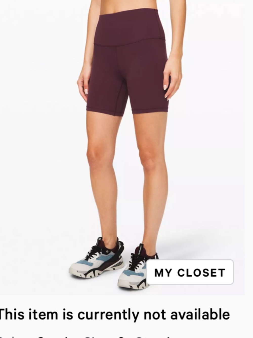 Lululemon Align Biker Shorts 6in sz 8